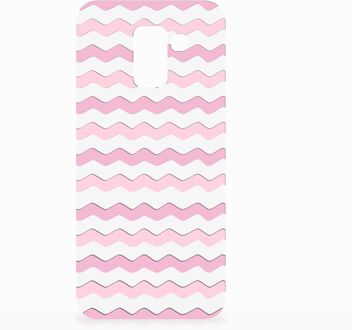 B2Ctelecom Samsung Galaxy J6 2018 Uniek TPU Hoesje Waves Roze