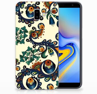 B2Ctelecom Samsung Galaxy J6 Plus (2018) TPU Hoesje Design Barok Flower