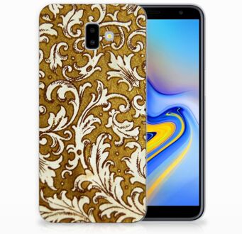 B2Ctelecom Samsung Galaxy J6 Plus (2018) TPU Hoesje Design Barok Goud