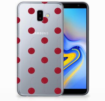 B2Ctelecom Samsung Galaxy J6 Plus (2018) TPU Hoesje Design Cherries