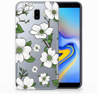 B2Ctelecom Samsung Galaxy J6 Plus (2018) TPU Hoesje Design Dogwood Flowers