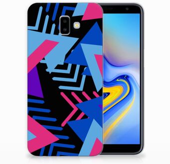 B2Ctelecom Samsung Galaxy J6 Plus (2018) TPU Hoesje Design Funky Triangle