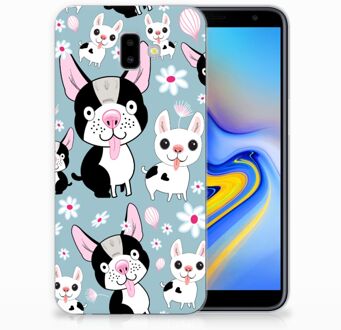 B2Ctelecom Samsung Galaxy J6 Plus (2018) TPU Hoesje Design Hondjes