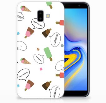 B2Ctelecom Samsung Galaxy J6 Plus (2018) TPU Hoesje Design IJsjes