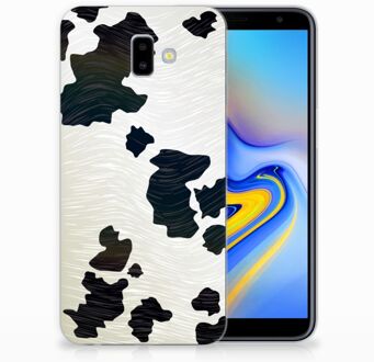 B2Ctelecom Samsung Galaxy J6 Plus (2018) TPU Hoesje Design Koeienvlekken