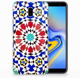 B2Ctelecom Samsung Galaxy J6 Plus (2018) TPU Hoesje Design Mozaïek