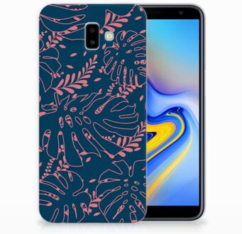 B2Ctelecom Samsung Galaxy J6 Plus (2018) TPU Hoesje Design Palm Leaves