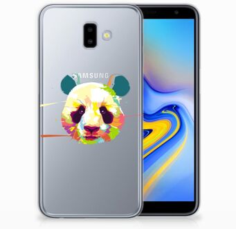 B2Ctelecom Samsung Galaxy J6 Plus (2018) TPU Hoesje Design Panda Color