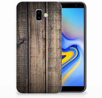 B2Ctelecom Samsung Galaxy J6 Plus (2018) TPU Hoesje Design Steigerhout