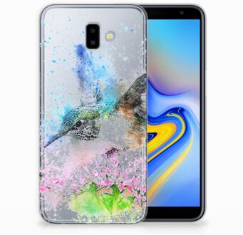 B2Ctelecom Samsung Galaxy J6 Plus (2018) TPU Hoesje Design Vogel