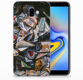 B2Ctelecom Samsung Galaxy J6 Plus (2018) Uniek TPU Hoesje Badges