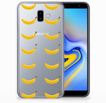 B2Ctelecom Samsung Galaxy J6 Plus (2018) Uniek TPU Hoesje Banana