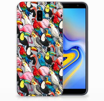 B2Ctelecom Samsung Galaxy J6 Plus (2018) Uniek TPU Hoesje Birds