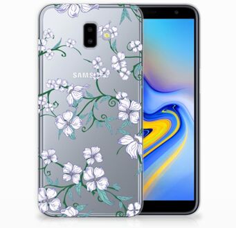 B2Ctelecom Samsung Galaxy J6 Plus (2018) Uniek TPU Hoesje Blossom White