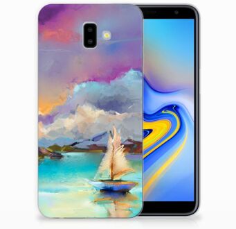 B2Ctelecom Samsung Galaxy J6 Plus (2018) Uniek TPU Hoesje Boat