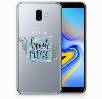 B2Ctelecom Samsung Galaxy J6 Plus (2018) Uniek TPU Hoesje Boho Beach