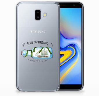 B2Ctelecom Samsung Galaxy J6 Plus (2018) Uniek TPU Hoesje Boho Bottle