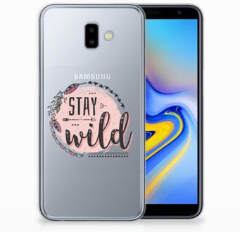 B2Ctelecom Samsung Galaxy J6 Plus (2018) Uniek TPU Hoesje Boho Stay Wild