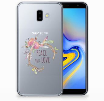 B2Ctelecom Samsung Galaxy J6 Plus (2018) Uniek TPU Hoesje Boho Text