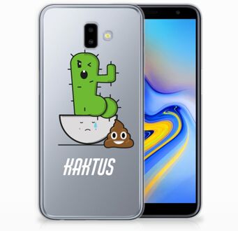 B2Ctelecom Samsung Galaxy J6 Plus (2018) Uniek TPU Hoesje Cactus Poo