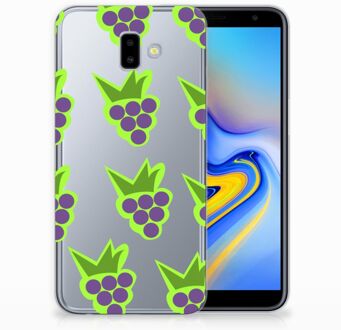 B2Ctelecom Samsung Galaxy J6 Plus (2018) Uniek TPU Hoesje Druiven