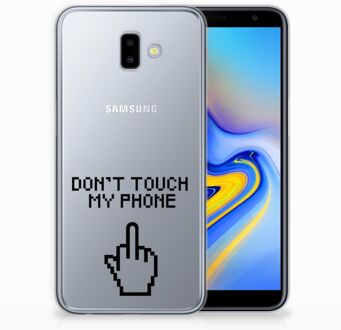 B2Ctelecom Samsung Galaxy J6 Plus (2018) Uniek TPU Hoesje Finger DTMP