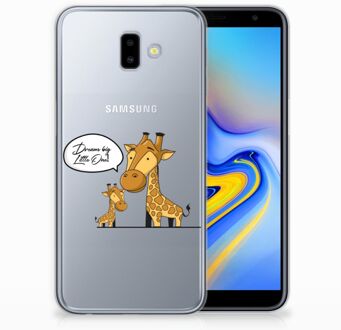 B2Ctelecom Samsung Galaxy J6 Plus (2018) Uniek TPU Hoesje Giraffe