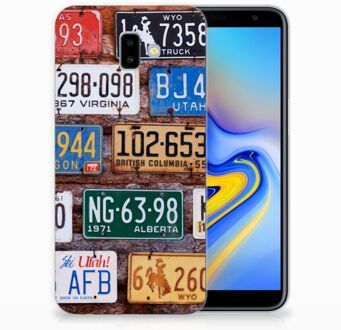 B2Ctelecom Samsung Galaxy J6 Plus (2018) Uniek TPU Hoesje Kentekenplaten