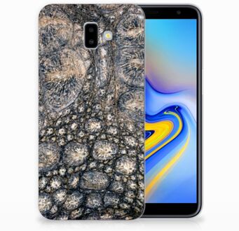 B2Ctelecom Samsung Galaxy J6 Plus (2018) Uniek TPU Hoesje Krokodillenprint