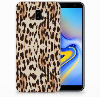 B2Ctelecom Samsung Galaxy J6 Plus (2018) Uniek TPU Hoesje Leopard