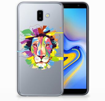 B2Ctelecom Samsung Galaxy J6 Plus (2018) Uniek TPU Hoesje Lion Color