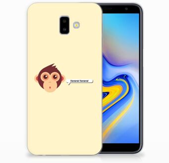 B2Ctelecom Samsung Galaxy J6 Plus (2018) Uniek TPU Hoesje Monkey