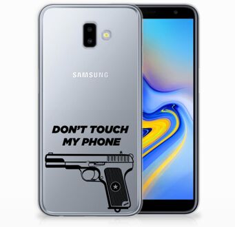 B2Ctelecom Samsung Galaxy J6 Plus (2018) Uniek TPU Hoesje Pistol DTMP