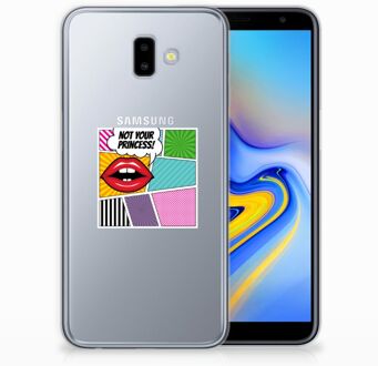 B2Ctelecom Samsung Galaxy J6 Plus (2018) Uniek TPU Hoesje Popart Princess