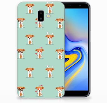 B2Ctelecom Samsung Galaxy J6 Plus (2018) Uniek TPU Hoesje Pups