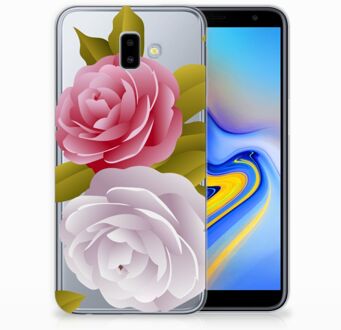 B2Ctelecom Samsung Galaxy J6 Plus (2018) Uniek TPU Hoesje Roses