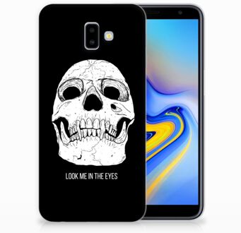 B2Ctelecom Samsung Galaxy J6 Plus (2018) Uniek TPU Hoesje Skull Eyes