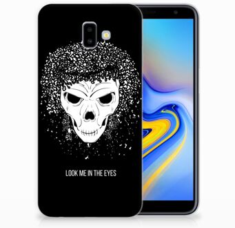 B2Ctelecom Samsung Galaxy J6 Plus (2018) Uniek TPU Hoesje Skull Hair