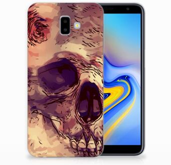 B2Ctelecom Samsung Galaxy J6 Plus (2018) Uniek TPU Hoesje Skullhead