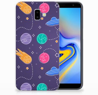 B2Ctelecom Samsung Galaxy J6 Plus (2018) Uniek TPU Hoesje Space