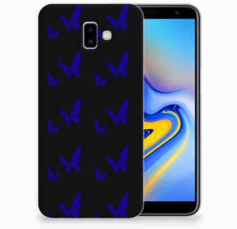 B2Ctelecom Samsung Galaxy J6 Plus (2018) Uniek TPU Hoesje Vlinder Patroon