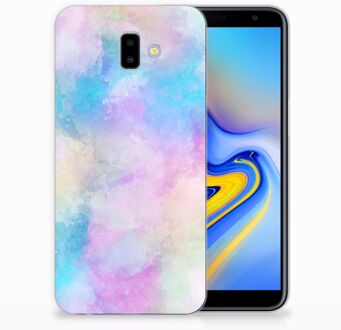 B2Ctelecom Samsung Galaxy J6 Plus (2018) Uniek TPU Hoesje Watercolor Light