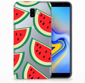 B2Ctelecom Samsung Galaxy J6 Plus (2018) Uniek TPU Hoesje Watermelons