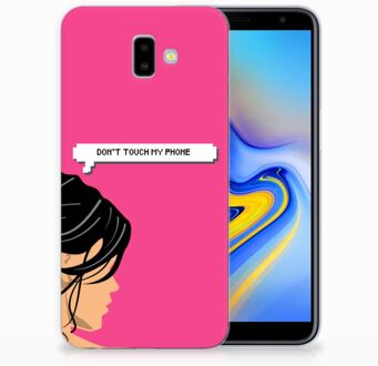 B2Ctelecom Samsung Galaxy J6 Plus (2018) Uniek TPU Hoesje Woman DTMP