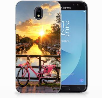 B2Ctelecom Samsung Galaxy J7 2017 | J7 Pro TPU siliconen Hoesje Amsterdamse Grachten