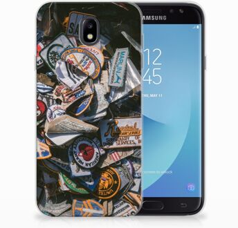 B2Ctelecom Samsung Galaxy J7 2017 | J7 Pro TPU siliconen Hoesje Badges