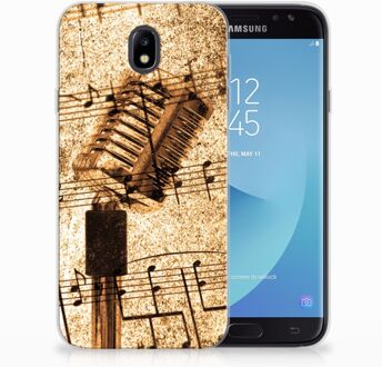 B2Ctelecom Samsung Galaxy J7 2017 | J7 Pro TPU siliconen Hoesje Bladmuziek