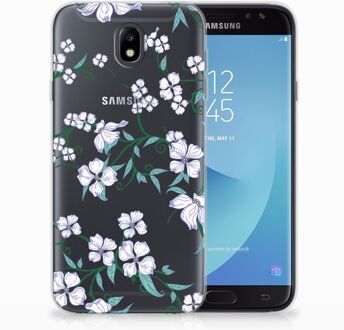 B2Ctelecom Samsung Galaxy J7 2017 | J7 Pro TPU siliconen Hoesje Blossom White