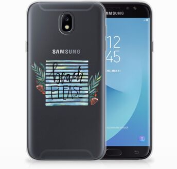 B2Ctelecom Samsung Galaxy J7 2017 | J7 Pro TPU siliconen Hoesje Boho Beach