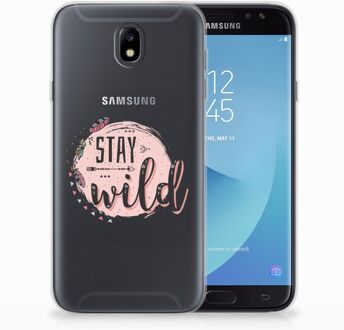 B2Ctelecom Samsung Galaxy J7 2017 | J7 Pro TPU siliconen Hoesje Boho Stay Wild